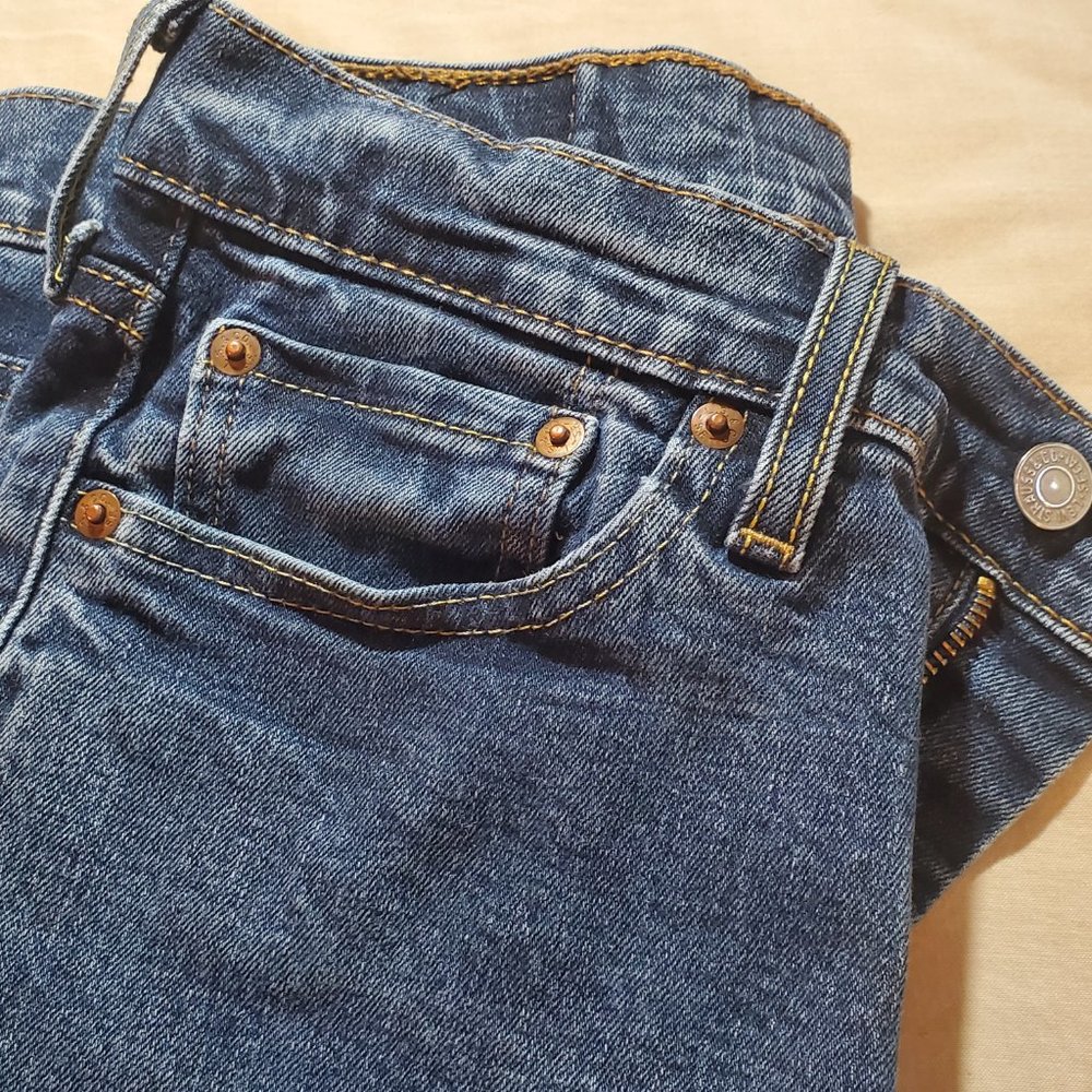 Rare LEVI'S 510 JEANS Skinny Fit 32" W x 32" L with Rare Blank Red Tab A… - Picture 5 of 16